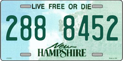 NH license plate 2888452