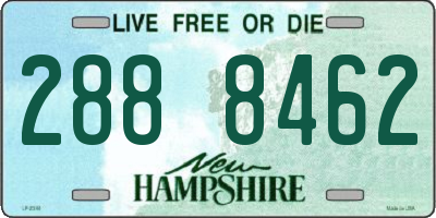 NH license plate 2888462