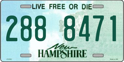 NH license plate 2888471