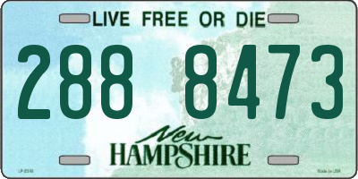 NH license plate 2888473