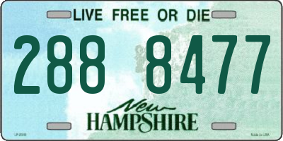NH license plate 2888477