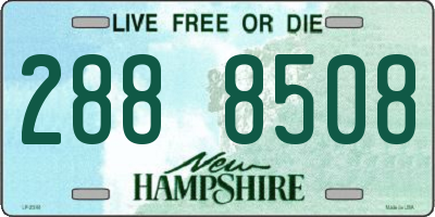 NH license plate 2888508