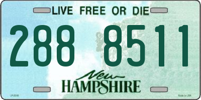 NH license plate 2888511