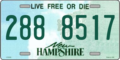 NH license plate 2888517