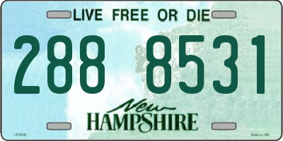 NH license plate 2888531