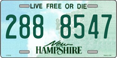 NH license plate 2888547