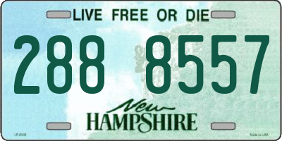 NH license plate 2888557