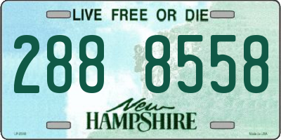 NH license plate 2888558