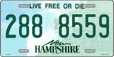 NH license plate 2888559