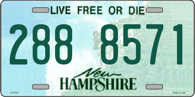 NH license plate 2888571