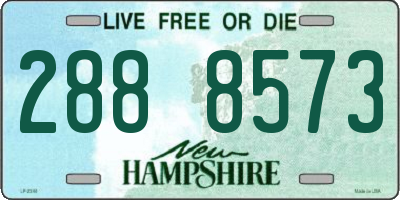 NH license plate 2888573