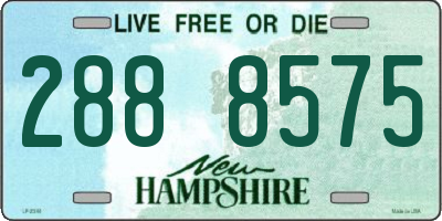 NH license plate 2888575