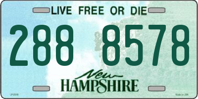 NH license plate 2888578
