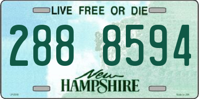 NH license plate 2888594