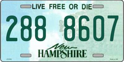 NH license plate 2888607