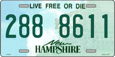 NH license plate 2888611