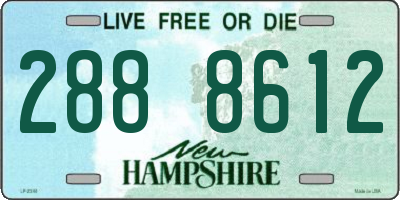 NH license plate 2888612