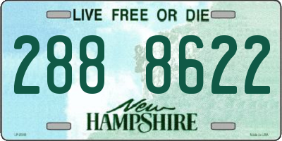 NH license plate 2888622