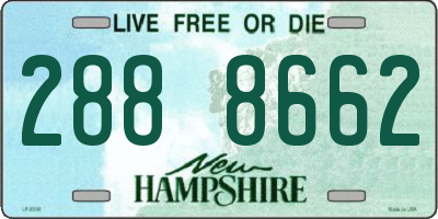NH license plate 2888662