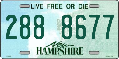 NH license plate 2888677