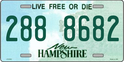 NH license plate 2888682