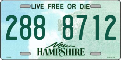NH license plate 2888712