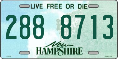 NH license plate 2888713