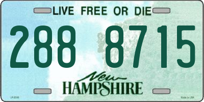 NH license plate 2888715