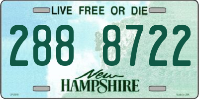 NH license plate 2888722