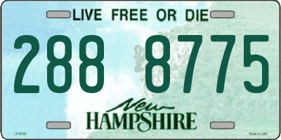 NH license plate 2888775