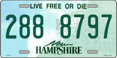 NH license plate 2888797