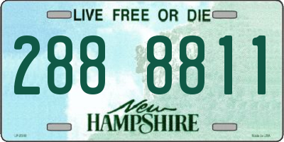 NH license plate 2888811