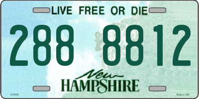 NH license plate 2888812