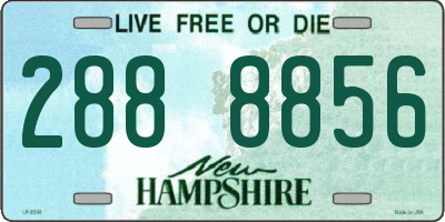 NH license plate 2888856