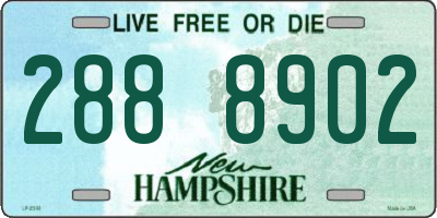 NH license plate 2888902