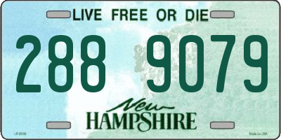 NH license plate 2889079
