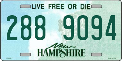 NH license plate 2889094