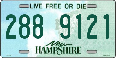 NH license plate 2889121