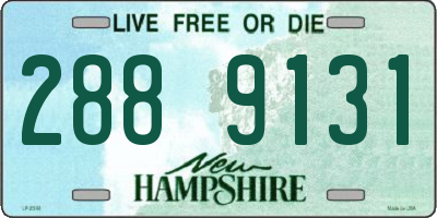 NH license plate 2889131