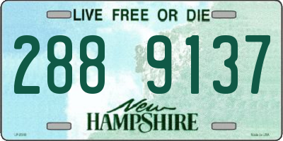 NH license plate 2889137