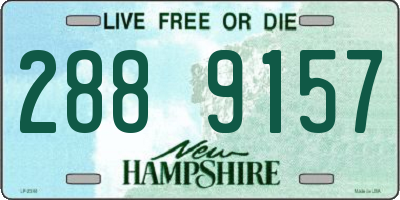 NH license plate 2889157