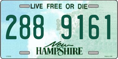 NH license plate 2889161