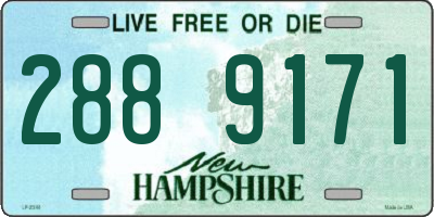 NH license plate 2889171