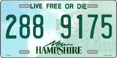 NH license plate 2889175