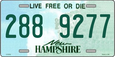 NH license plate 2889277