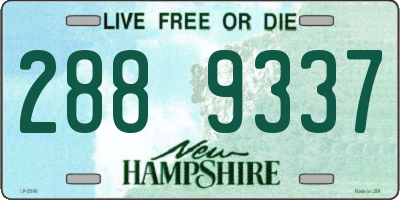 NH license plate 2889337