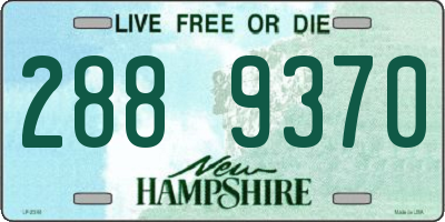 NH license plate 2889370