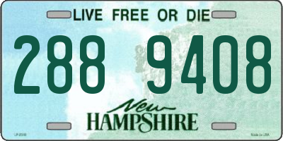 NH license plate 2889408