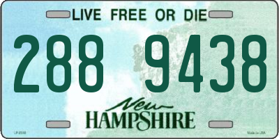 NH license plate 2889438