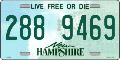 NH license plate 2889469